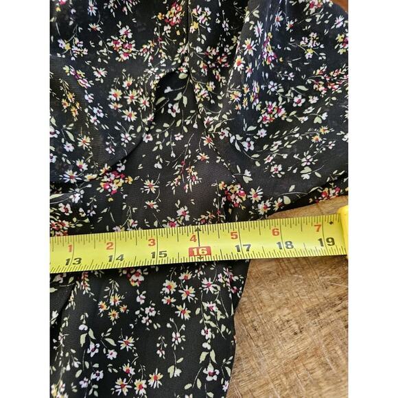 1.STATE Floral Long Sleeve Maxi Dress Womens Size S Boho Peasant Festival - Picture 4 of 10
